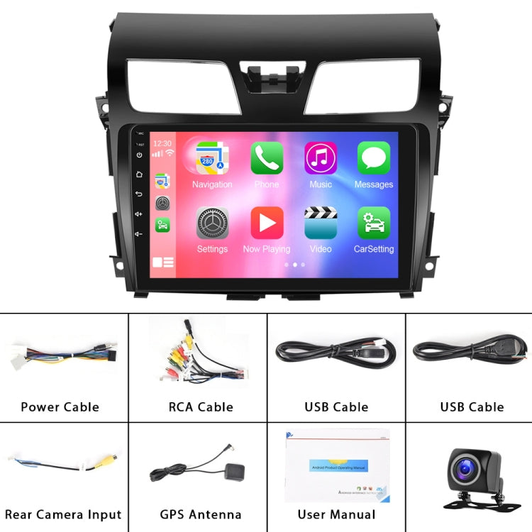 For Nissan Teana 13-16 10.1-inch Reversing Video Large Screen Car MP5 Player, Style:4G Edition 8+128G(Standard+AHD Camera) - In Car by buy2fix | Online Shopping UK | buy2fix