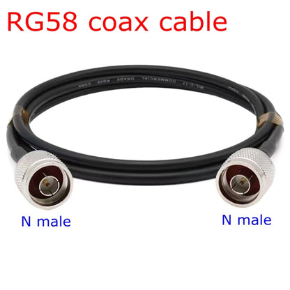 N Male To N Male RG58 Coaxial Adapter Cable, Cable Length:3m - Connectors by buy2fix | Online Shopping UK | buy2fix