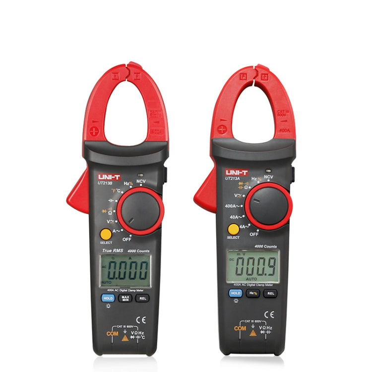 UNI-T UT213B Digital Clamp Meter AC DC Voltage Detector - Digital Multimeter by UNI-T | Online Shopping UK | buy2fix