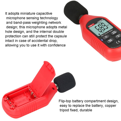 UNI-T UT353  30~130dB Noise Measuring Instrument Audio Sound Level Meter - Consumer Electronics by UNI-T | Online Shopping UK | buy2fix