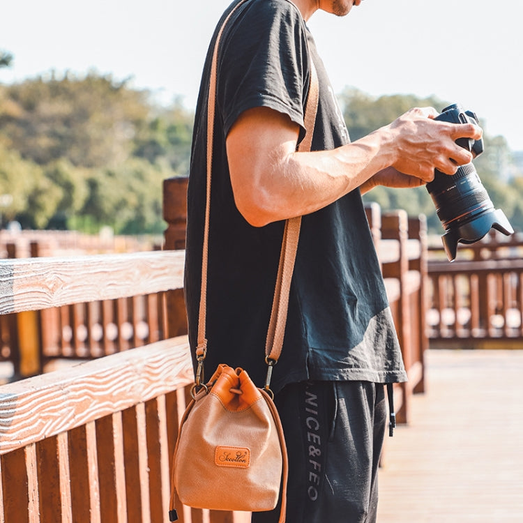 S.C.COTTON Camera Lens Protection Bag Liner Bag Waterproof Camera Storage Bag, Size: M(Black) - Soft Bag by S.C.COTTON | Online Shopping UK | buy2fix