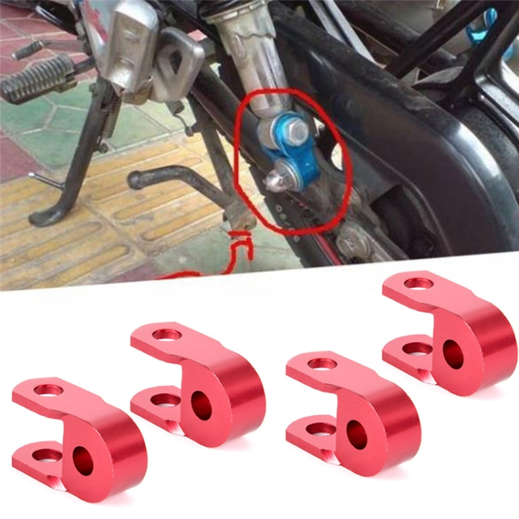 2 Pairs Shock Absorber Extender Height Extension for Motorcycle Scooter, Size: Small(Red) - In Car by buy2fix | Online Shopping UK | buy2fix