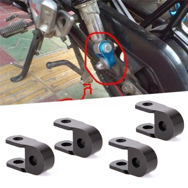 2 Pairs Shock Absorber Extender Height Extension for Motorcycle Scooter, Size: Small(Black) - In Car by buy2fix | Online Shopping UK | buy2fix