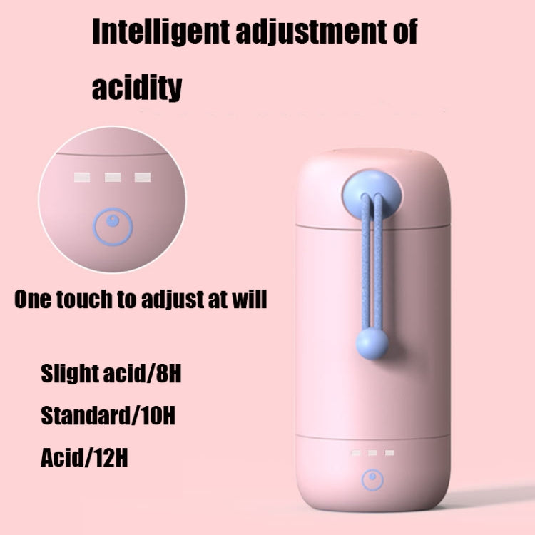 Jiuzan S2 Yogurt Machine Stainless Steel Multifunctional Automatic Small Creative Fermentation Mini Constant Temperature Cup(Pink) - Home & Garden by buy2fix | Online Shopping UK | buy2fix