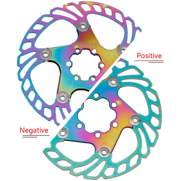 IIIPRO Floating Disc Road Mountain Bike Six Nail Disc Brake Disc, Size:140mm(Colorful) - Outdoor & Sports by IIIPRO | Online Shopping UK | buy2fix