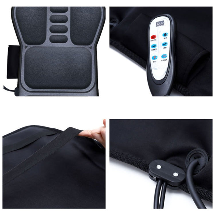 YJ-308 Car Massager Cervical Spine Neck Waist Car Home Heating Whole Body Multifunctional Massage Mat, Specification: Classic Version - Seat Accessories by buy2fix | Online Shopping UK | buy2fix