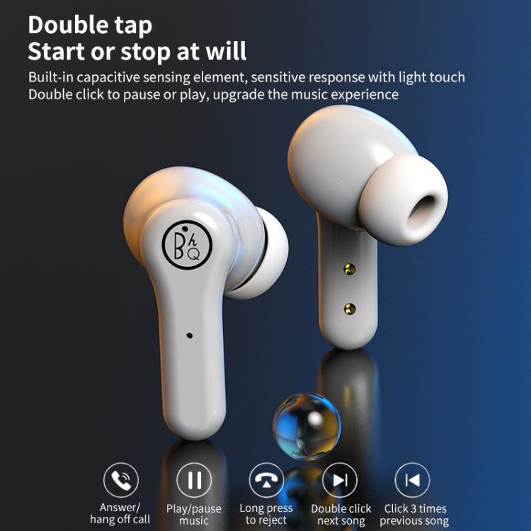 ANC Business Sports TWS Stereo Dual Ears Bluetooth V5.0+EDR Earphone with Charging Box(White) - TWS Earphone by buy2fix | Online Shopping UK | buy2fix