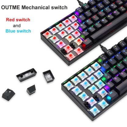 MOTOSPEED CK61 61 Keys  Wired Mechanical Keyboard RGB Backlight with 14 Lighting Effects, Cable Length: 1.5m, Colour: BOX Shaft - Wired Keyboard by MOTOSPEED | Online Shopping UK | buy2fix