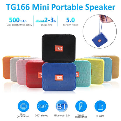 T&G TG166 Color Portable Wireless Bluetooth Small Speaker(Brown) - Mini Speaker by T&G | Online Shopping UK | buy2fix