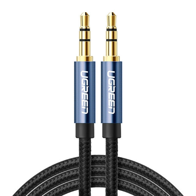 Ugreen AV112 Audio Cable 3.5mm Speaker Line Aux Cable, Length:5m(Blue) - Computer & Networking by Ugreen | Online Shopping UK | buy2fix