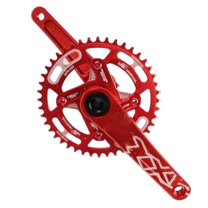 Snail Positive And Negative Tooth Discs Mountain Bike Single Disc Large Tooth Disc 104mm Bcd, Specification:52T(Red) - Guide wheels by Snail | Online Shopping UK | buy2fix