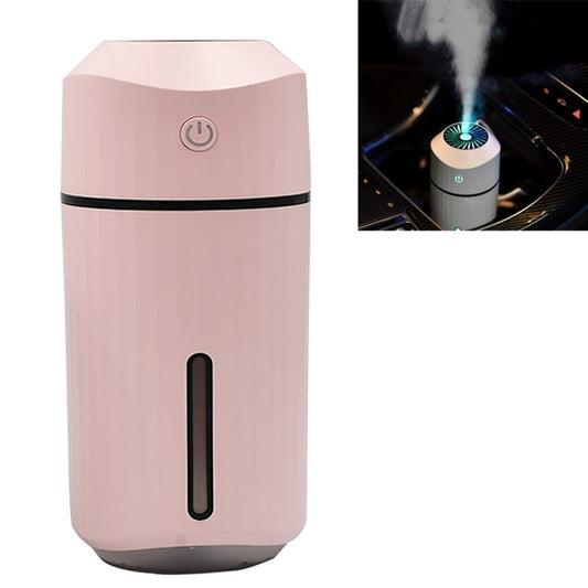 Mini USB Colorful Night Light Home Car Humidifier, Style:Plug-in Type(Pink) - In Car by buy2fix | Online Shopping UK | buy2fix