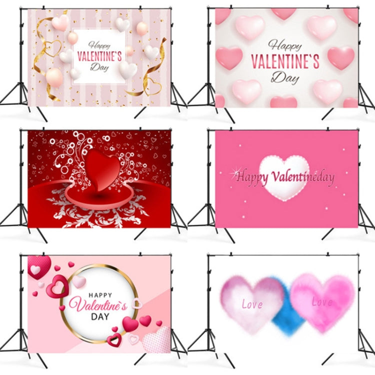 2.1m x 1.5m Valentines Day Photo Party Layout Props Photography Background Cloth(008) - Camera Accessories by buy2fix | Online Shopping UK | buy2fix