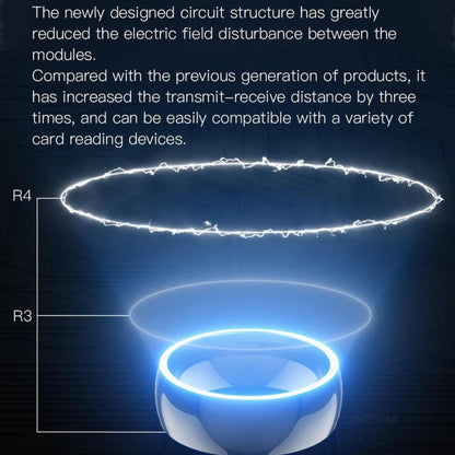 JAKCOM R4 Smart Ring Multifunctional Lord Of The Rings, Size: 60mm for Apple & Android(Number 9) - Smart Wear by JAKCOM | Online Shopping UK | buy2fix