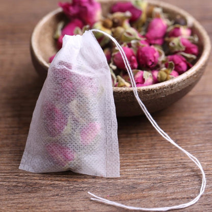 100 PCS Teabags Scented Tea Bags with Seal Filter Paper, Size: 5.5 x 7cm - Home & Garden by buy2fix | Online Shopping UK | buy2fix