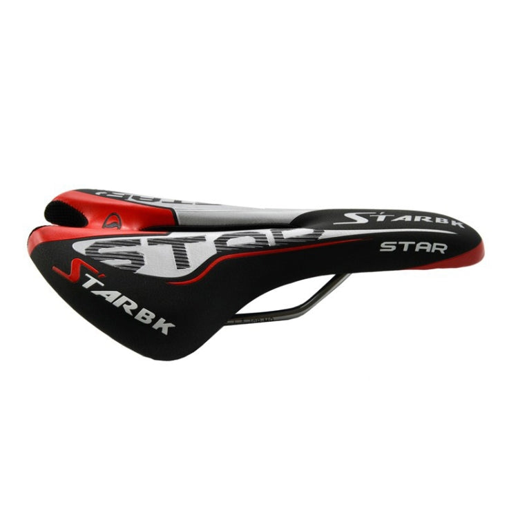 Bicycle Saddle Mountain Bike Road Bike Saddle Black Red - Outdoor & Sports by buy2fix | Online Shopping UK | buy2fix