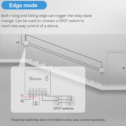 Sonoff MINIR2 Dual-Control WIFI Smart Switch DIY Small Modification Parts - Smart Switch by Sonoff | Online Shopping UK | buy2fix