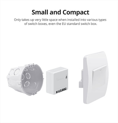 Sonoff MINIR2 Dual-Control WIFI Smart Switch DIY Small Modification Parts - Smart Switch by Sonoff | Online Shopping UK | buy2fix