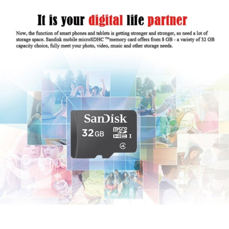 SanDisk C4 Small Speaker TF Card Mobile Phone Micro SD Card Memory Card, Capacity: 8GB - Micro SD Card by SanDisk | Online Shopping UK | buy2fix