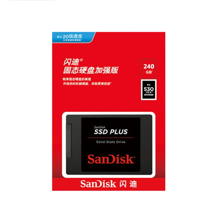 SanDisk SDSSDA 2.5 inch Notebook SATA3 Desktop Computer Solid State Drive, Capacity: 240GB - Computer & Networking by SanDisk | Online Shopping UK | buy2fix