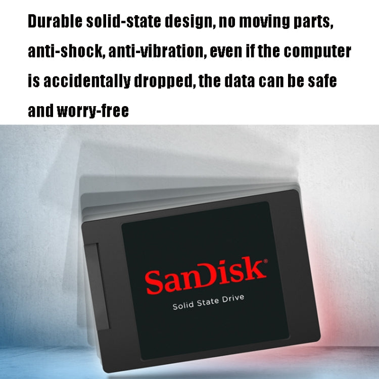 SanDisk SDSSDA 2.5 inch Notebook SATA3 Desktop Computer Solid State Drive, Capacity: 480GB - Computer & Networking by SanDisk | Online Shopping UK | buy2fix