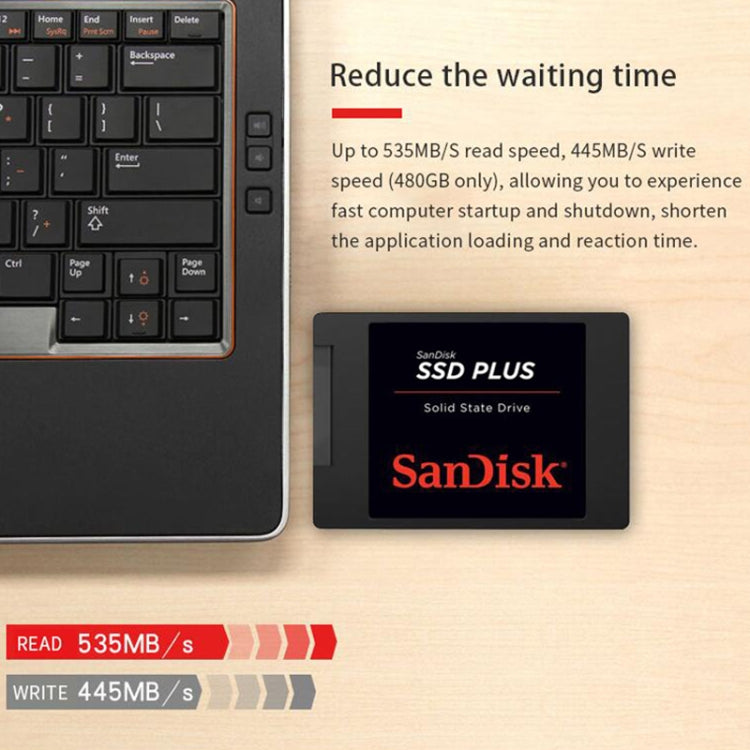 SanDisk SDSSDA 2.5 inch Notebook SATA3 Desktop Computer Solid State Drive, Capacity: 480GB - Computer & Networking by SanDisk | Online Shopping UK | buy2fix