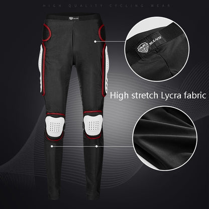 SULAITE Motorcycle Cross-Country Riding Trousers Protective Hip Pants, Specification: XL(Red) - Protective Gear by SULAITE | Online Shopping UK | buy2fix