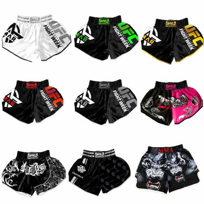 SWERLD Boxing/MMA/UFC Sports Training Fitness Shorts, Size: M(15) - Sports Shorts by SWERLD | Online Shopping UK | buy2fix