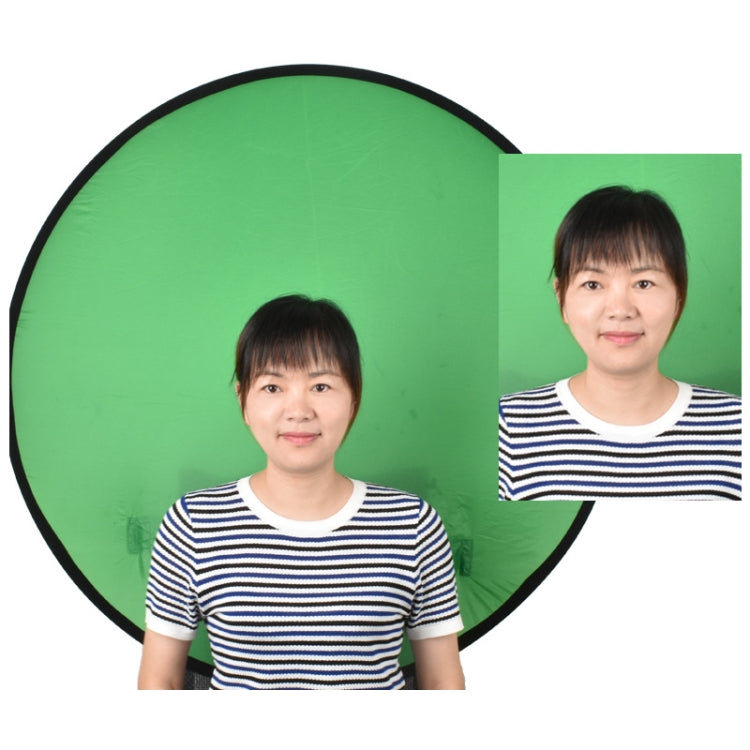 110cm EY-068 Green Background Cloth Folding ID Photo Green Screen Video Backdrop Board For E-Sports Chair - Camera Accessories by buy2fix | Online Shopping UK | buy2fix