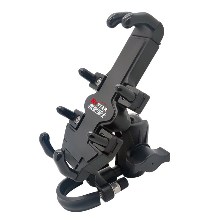 N-STAR Motorcycle Bicycle Composite Version Of Mobile Phone Bracket Multifunctional Accessories Lightweight Riding Equipment(T-shaped Ball Head) - Holders by N-STAR | Online Shopping UK | buy2fix