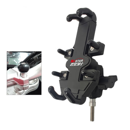 N-STAR Motorcycle Bicycle Composite Version Of Mobile Phone Bracket Multifunctional Accessories Lightweight Riding Equipment(Hollow M8 Ball Head) - Holders by N-STAR | Online Shopping UK | buy2fix