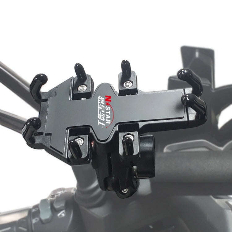 N-STAR Motorcycle Bicycle Composite Version Of Mobile Phone Bracket Multifunctional Accessories Lightweight Riding Equipment(Large Horseshoe) - Holders by N-STAR | Online Shopping UK | buy2fix