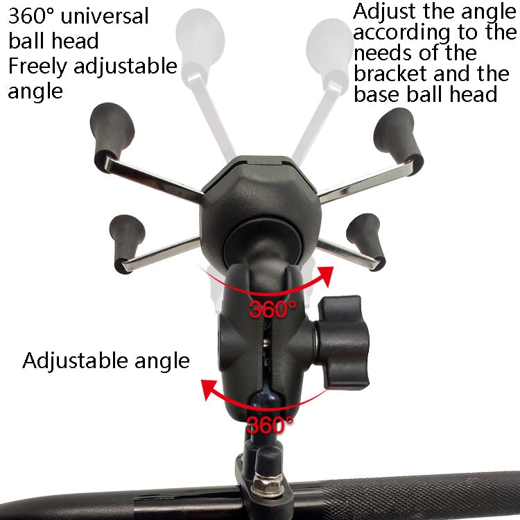 N-STAR N002 Motorcycle Bicycle Mobile Phone Bracket Riding Equipment(Small L Head) - Holders by N-STAR | Online Shopping UK | buy2fix