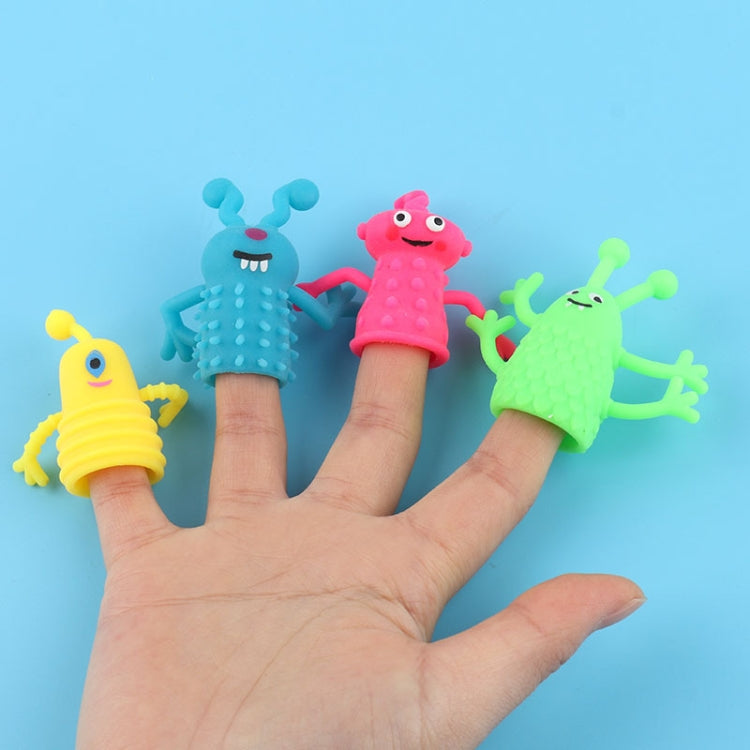 20 PCS Mini Finger Doll TPR Soft Rubber Monster Finger Cover Toys, Random Color and Style Delivery - Others by buy2fix | Online Shopping UK | buy2fix