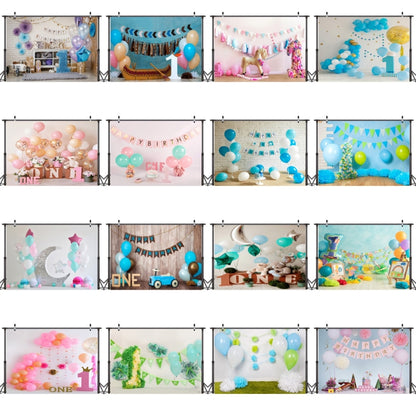 2.1m x 1.5m One Year Old Birthday Photography Background Cloth Birthday Party Decoration Photo Background(579) - Camera Accessories by buy2fix | Online Shopping UK | buy2fix