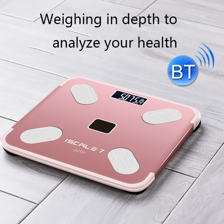 ISCRLE7 Smart Weight Scale Bluetooth Body Fat Measuring Instrument Charging Model(Bright Black) - Body Scales by ISCRLE7 | Online Shopping UK | buy2fix