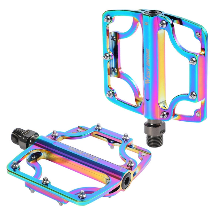 1 Pair WEST BIKING YP0802081 Mountain Road Bike Colorful Pedals(Colorful) - Outdoor & Sports by WEST BIKING | Online Shopping UK | buy2fix