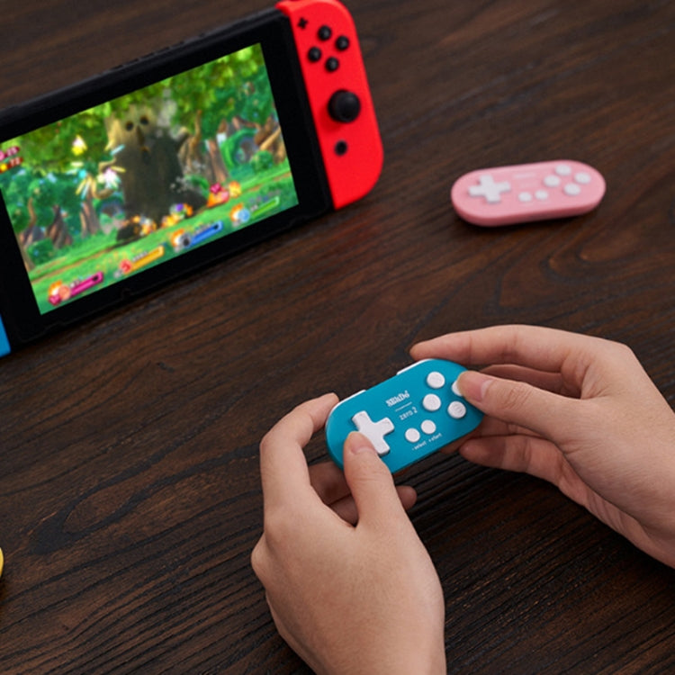 8Bitdo Zero2 Wireless Bluetooth Mini Handle For Switch / Windows / Android / MacOS / Steam / Respeberr(Blue Green) - Gamepads by 8Bitdo | Online Shopping UK | buy2fix
