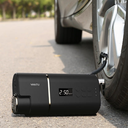 YANTU A31 Car Smart Digital Display Air Pump Electric Portable Tire Pump, Specification： Wireless Version Black - In Car by YANTU | Online Shopping UK | buy2fix