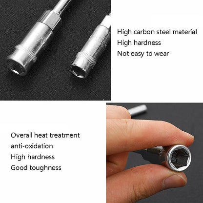 4 PCS T-Wrench Car Assembly Repair Sleeve Wrench Hexagon Lengthening Socket, Specification: 9mm - In Car by buy2fix | Online Shopping UK | buy2fix