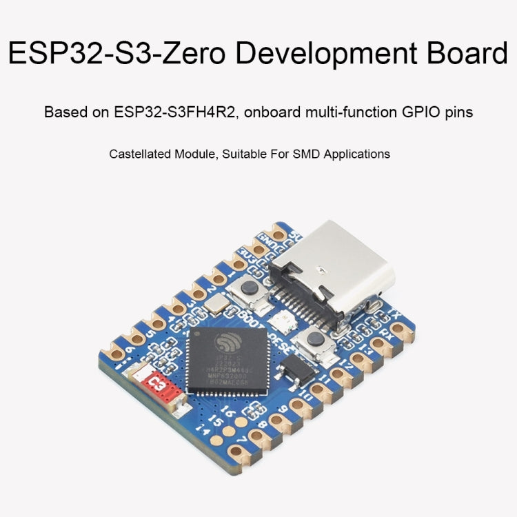 Waveshare ESP32-S3 Mini Development Board, Based On ESP32-S3FH4R2 Dual-Core Processor without Header - Boards & Shields by Waveshare | Online Shopping UK | buy2fix