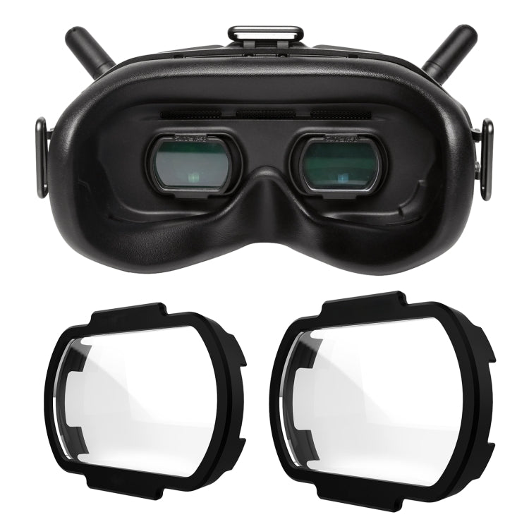 Sunnylife FV-Q9334 2 PCS Myopia Lens Nearsighted Corrective Aspherical Lens for DJI FPV Goggles V2, Colour: 350 Degree - DJI & GoPro Accessories by Sunnylife | Online Shopping UK | buy2fix