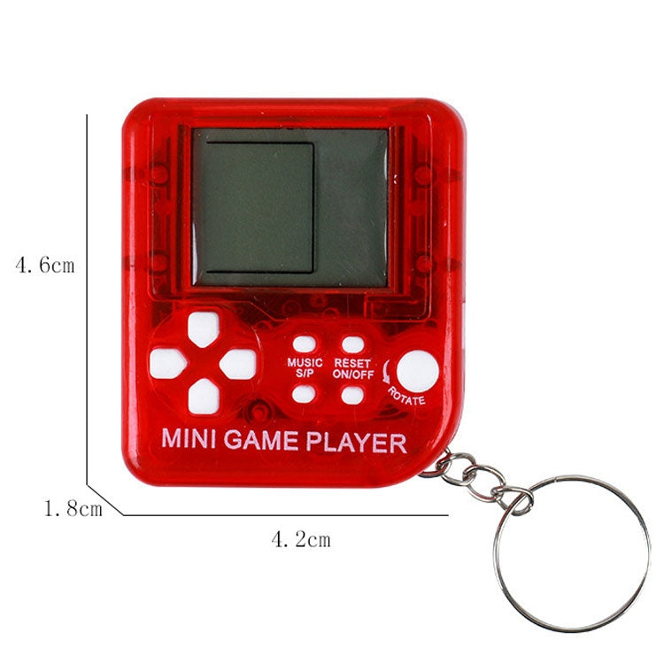 4 PCS Handheld Mini Game Console Toy Classic Brick Game Console with Keychain(Random Color) - Pocket Console by buy2fix | Online Shopping UK | buy2fix