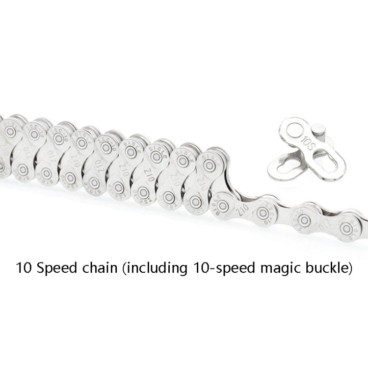 Mountain Road Bike Chain Electroplating Chain, Specification: 10 Speed - Outdoor & Sports by buy2fix | Online Shopping UK | buy2fix