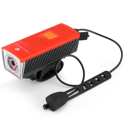 CYCLINGBOX BG-1811 Bicycle Charging Speaker Front Lamp USB Multi-Function Mountain Bike Accessories(Red) - Headlights by CYCLINGBOX | Online Shopping UK | buy2fix