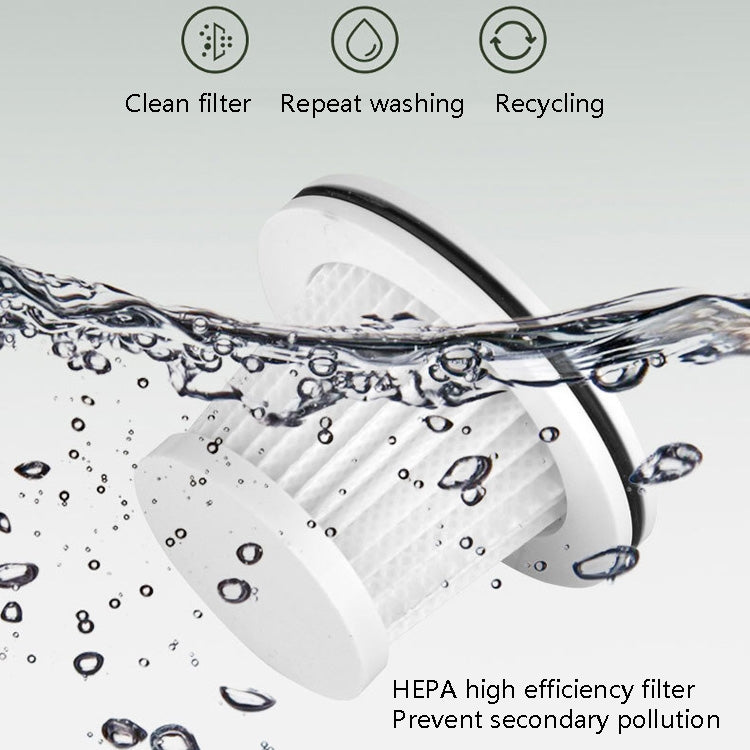 HL-003 Car Wireless Portable High-Power Vacuum Cleaner Home Pet Hair Vacuum Cleaner(White) - Vacuum Cleaner by buy2fix | Online Shopping UK | buy2fix