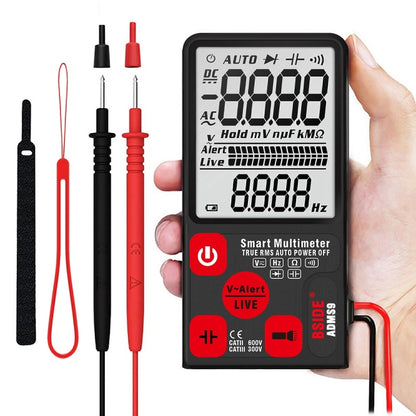 BSIDE ADMS9 Large-Screen Display Intelligent Automatic No Gear Shifting Ultra-Thin Digital Multimeter(Ordinary Screen) - Consumer Electronics by BSIDE | Online Shopping UK | buy2fix