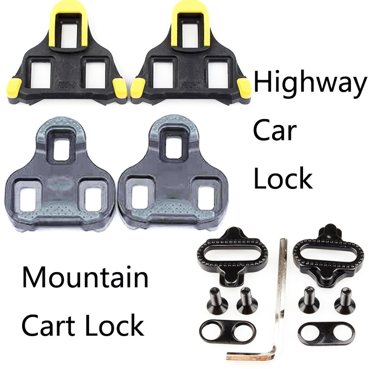 PROMEND Road Mountain Bike Shoe Lock Cleat Self-Locking Pedal Cleat(Highway Car Lock Black) - Outdoor & Sports by PROMEND | Online Shopping UK | buy2fix