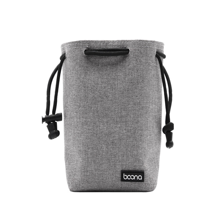 Benna Waterproof SLR Camera Lens Bag  Lens Protective Cover Pouch Bag, Color: Square Small(Gray) - Camera Accessories by Benna | Online Shopping UK | buy2fix