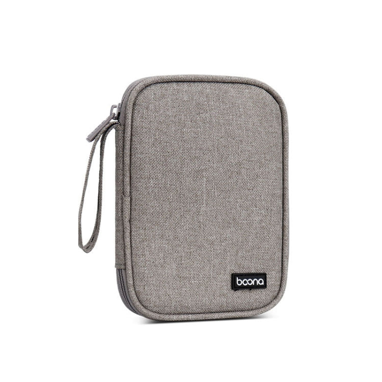 Baona BN-C003 Mobile Hard Disk Protection Cover Portable Storage Hard Disk Bag, Specification: Single-layer (Gray) - Hard Drive Bags & Cases by Baona | Online Shopping UK | buy2fix